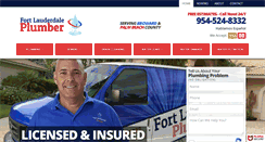 Desktop Screenshot of fortlauderdaleplumber.com